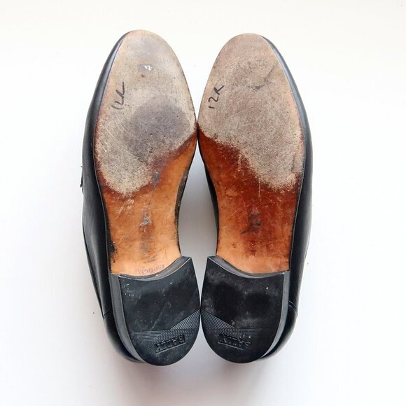 Bally of Switzerland Mathew Men's Black Leather Slip On Loafers Shoes Size 9 W - Picture 7 of 16